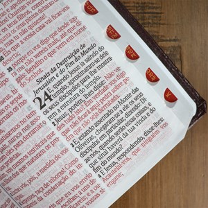 Bíblia Sagrada | ARC | Letra Hipergigante | Capa Luxo Marrom  | Harpa 774