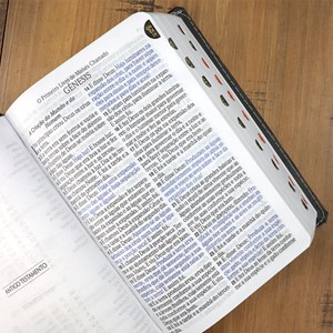 Bíblia Sagrada | ARC | Letra Hipergigante | Capa Luxo Preta e Vinho| Harpa 774