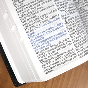 Bíblia Sagrada | ARC | Letra Hipergigante | Capa Luxo Preta  | Harpa 774