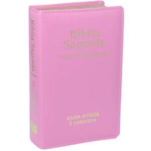 Bíblia Sagrada | ARC | Letra Hipergigante | Capa Luxo Rosa