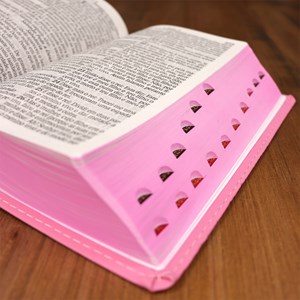 Bíblia Sagrada | ARC | Letra Hipergigante | Capa Luxo Rosa
