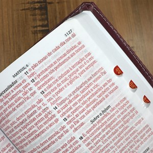 Bíblia Sagrada | ARC | Letra Hipergigante | Capa Luxo Vinho e Preta | Harpa 774