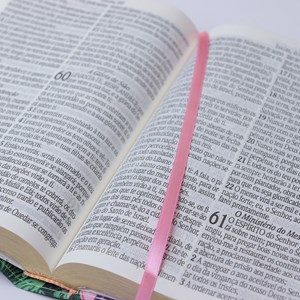 Bíblia Sagrada | ARC | Letra Jumbo | Capa Luxo Bicolor Lilás