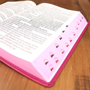 Bíblia Sagrada | ARC | Letra Jumbo | Capa Luxo Pink