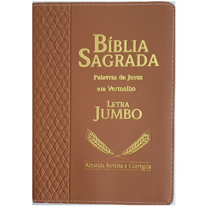 Bíblia Sagrada | ARC | Letra Jumbo | Índice | Luxo Marrom