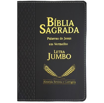 Bíblia Sagrada | ARC | Letra Jumbo | Índice | Luxo Preta