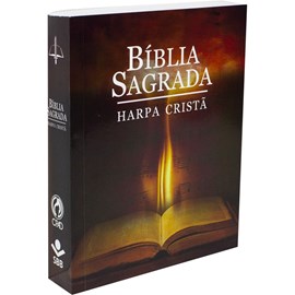 Bíblia Sagrada | ARC | Letra Maior | Capa Brochura Ilustrada C/ Harpa Cristã