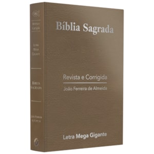 Bíblia Sagrada | ARC | Letra Mega Gigante | Luxo Bege