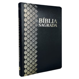 Bíblia Sagrada | ARC | Letra Normal | Capa Luxo Preta