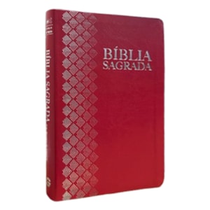 Bíblia Sagrada | ARC | Letra Normal | Capa Luxo Vermelha