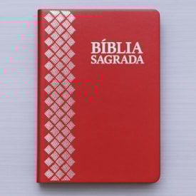 Segunda imagem do produto Bíblia Sagrada | ARC | Letra Normal | Capa Luxo Vermelha