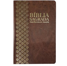Bíblia Sagrada | ARC | Letra Normal | Capa Semi-Luxo Marrom