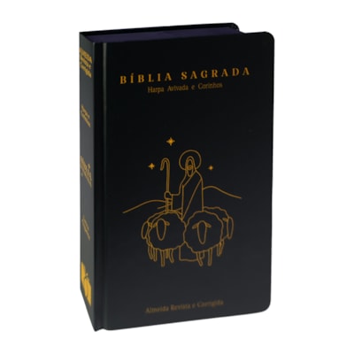 Bíblia Sagrada Bom Pastor | ARC | Letra Grande| Capa Dura | Harpa Avivada e Corinhos