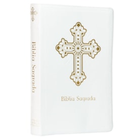 Bíblia Sagrada Católica | NTLH | Letra Grande | Couro Soft Branca