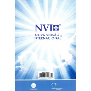 Bíblia Sagrada Céu | NVI | Letra Gigante | Capa Brochura