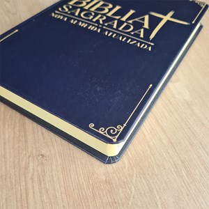 Bíblia Sagrada Clássica Azul | NAA | Letra Normal | Capa Dura