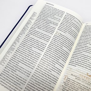 Bíblia Sagrada com Anotações A.W. Tozer | Letra Normal | ARC | Luxo - Azul