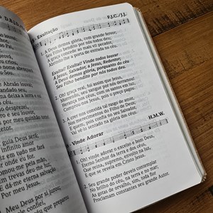 Bíblia Sagrada Com Cantor Cristão | ARC | Letra Grande | Capa Luxo Champanhe