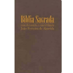 Bíblia Sagrada com Dicionário e Concordância | RC Gigante | Capa Bronze