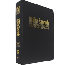 Segunda imagem do produto Bíblia Sagrada com Dicionário e Concordância | RC Gigante | Capa Luxo Preta