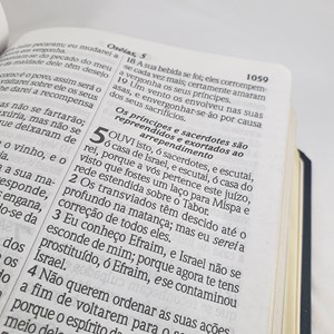 Bíblia Sagrada com Dicionário e Concordância | RC Gigante | Capa Luxo Preta