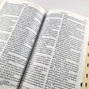 Bíblia Sagrada com Dicionário e Concordância | RC Gigante | Capa Semi Luxo Preta C/ Índice
