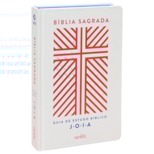 Bíblia Sagrada | Com Guia De Estudo Biblico J.O.I.A | NVT | Letra Normal | Capa Creme