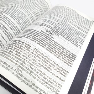 Bíblia Sagrada com Harpa Avivada e Carinhos | ARC | Capa Dura Leão Rei