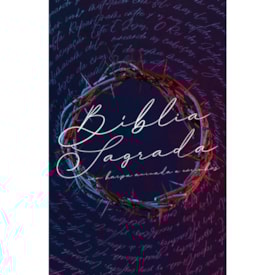 Bíblia Sagrada com Harpa Avivada e Corinhos | ARC | Capa Dura Coroa Neon