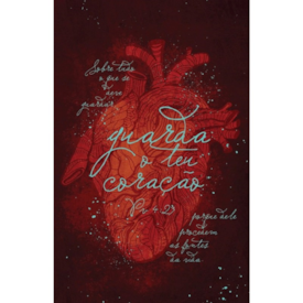 Segunda imagem do produto Bíblia Sagrada com Harpa Avivada e Corinhos | ARC | Capa Dura Guarda o Teu Coração