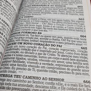 Bíblia Sagrada com Harpa Avivada e Corinhos | ARC | Letra Hipergigante | Capa Semiflexível Bordo