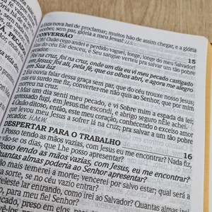Bíblia Sagrada com Harpa Avivada e Corinhos | ARC | Letra Hipergigante | Capa Semiflexível Marrom