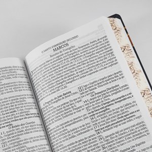 Bíblia Sagrada com Harpa Avivada e Corinhos | Letra Gigante | ARC | Laminada Preta e Dourado