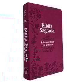 Bíblia Sagrada Com Harpa Avivada e Corinhos | Letra Ultragigante | ARC | Capa PU Pink Flores Luxo