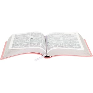 Bíblia Sagrada com Harpa Cristã | ARC | Letra Gigante | Capa Luxo Rosa