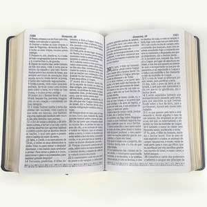 Bíblia Sagrada com Mapas | ARC | Letra Grande | Capa Semiluxo Preta