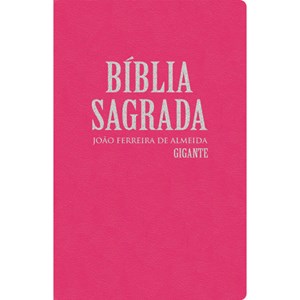 Bíblia Sagrada com Mapas | RC Gigante | Capa Semiluxo Rosa