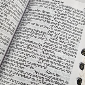 Bíblia Sagrada Compacta  | ARC | Letra Jumbo | Luxo Preta c/ Índice