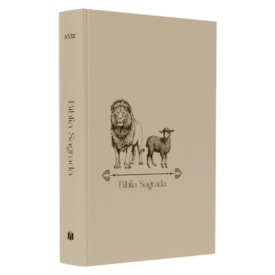 Bíblia Sagrada Cordeiro e Leão | NVI | Letra Normal | Capa Dura