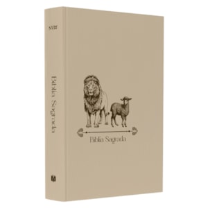 Bíblia Sagrada Cordeiro e Leão | NVI | Letra Normal | Capa Dura