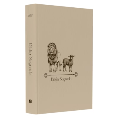 Bíblia Sagrada Cordeiro e Leão | NVI | Letra Normal | Capa Dura