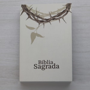 Segunda imagem do produto Bíblia Sagrada Coroa de Espinhos | NVI | Capa Brochura