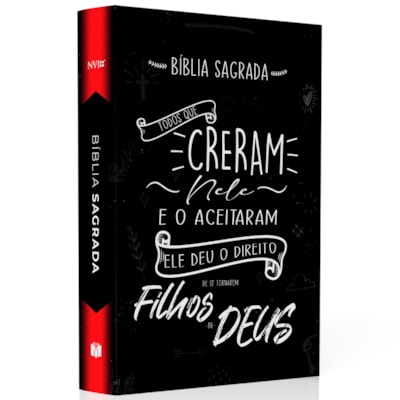 Bíblia Sagrada Creram Nele | NVI | Letra Normal | Capa Brochura