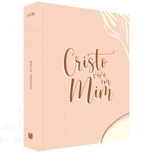 Bíblia Sagrada Cristo Vive | NVI | Capa Dura com Espaço para Anotações