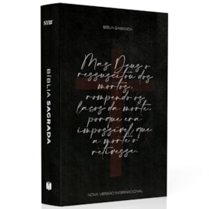 Bíblia Sagrada Cruz A Morte Não Pode Vencer | NVI | Letra Grande | Capa Dura