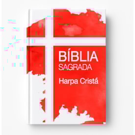Bíblia Sagrada Cruz | ARC | Harpa Cristã | Capa Dura