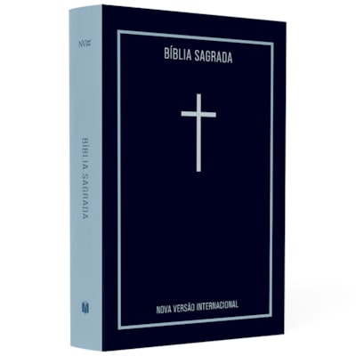 Bíblia Sagrada Cruz Azul | NVI | Capa Brochura
