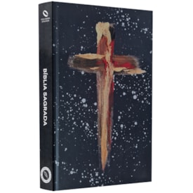 Bíblia Sagrada Cruz Dourada | NAA | Letra Normal | Capa Dura