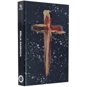 Bíblia Sagrada Cruz Dourada | NAA | Letra Normal | Capa Dura