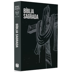Bíblia Sagrada Cruz e Manto | KJA  | Letra Maior | Capa Dura
